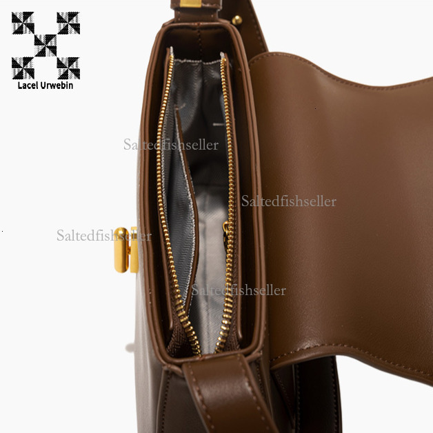 Lacel Urwebin Designer Luxury French Underarm Women's Bag New Fashion Handbag Versatile Daily Metal Buckle Commuter Business Single Shoulder Cros