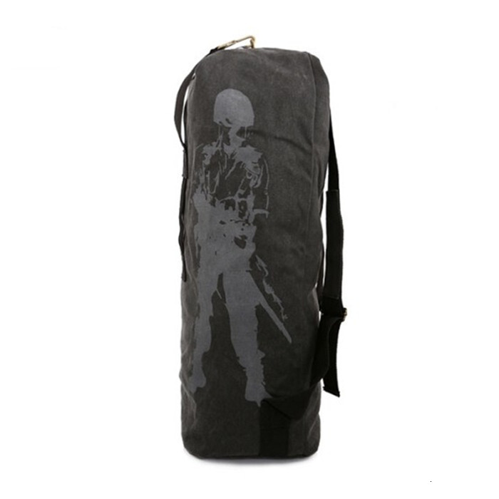 New Outdoor Hiking Bag Canvas Travel Bag Designer Backpack Large Capacity Sports Bike Men's and Women's Bucket Bag