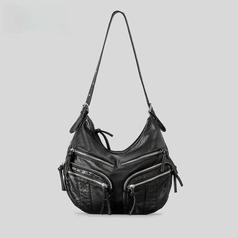 Jonlily Women PU Leather Shoulder Female Handbag Totes Casual Crossbody High Capacity Commuter Bag Daybag Purse -Kg1968 251025