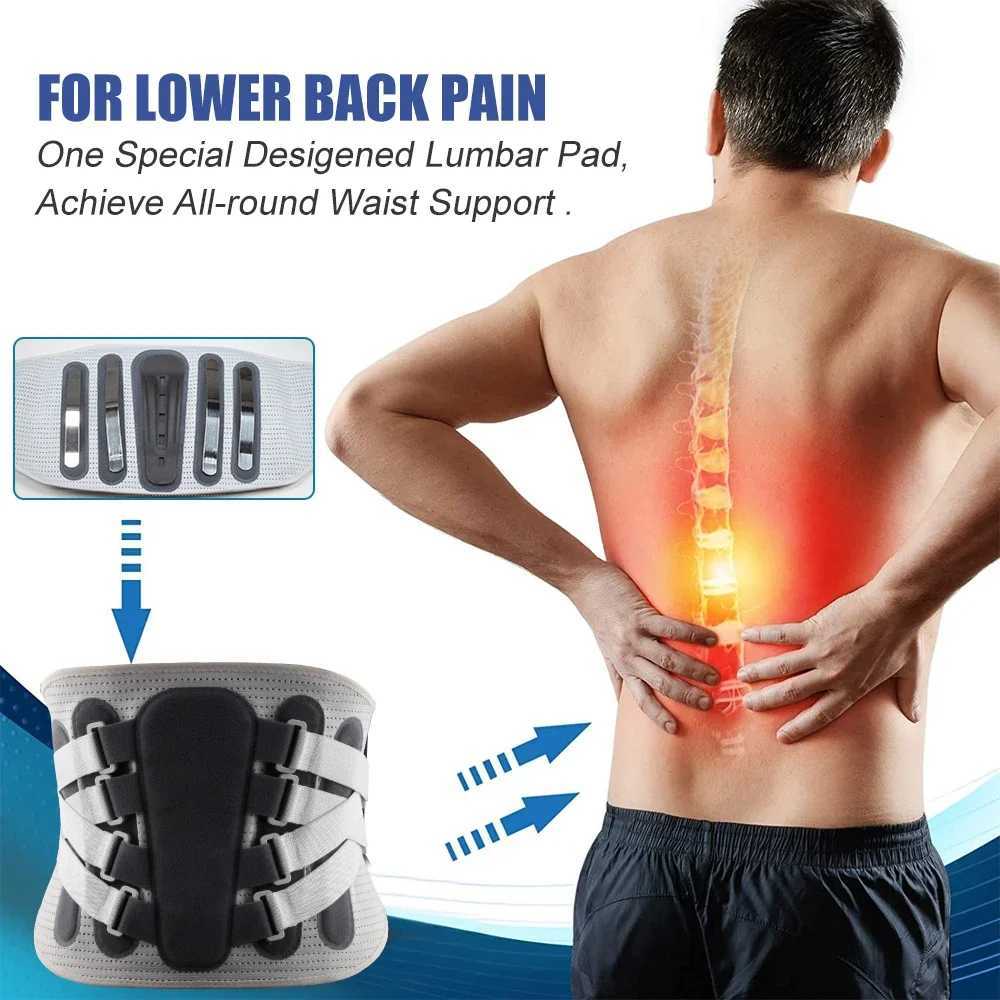 Adjustable Waist Support with Ergonomic Lumbar Pad for Spinal Alignment Sciatica Scoliosis and Herniated Discs for Men Women Y251025