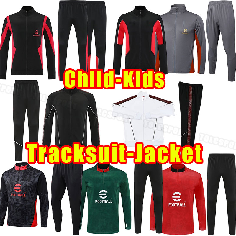 AC Milanss 25 26 soccer tracksuits R. LEAO IBRAHIMOVIC 2025 2026 GIROUD REBIC Origi Camiseta de futbol De Ketelaere Tracksuit training jacket hoodies