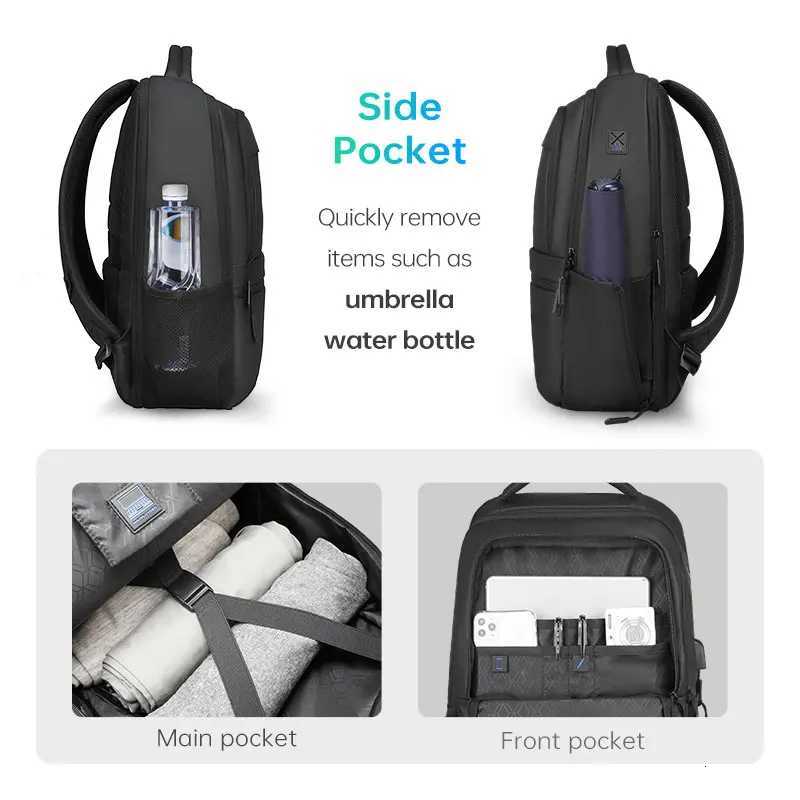 MARK RYDEN Multi Layers Mens Backpack Fits 156inch Laptop Water Repellent Backpacks for Students W251025