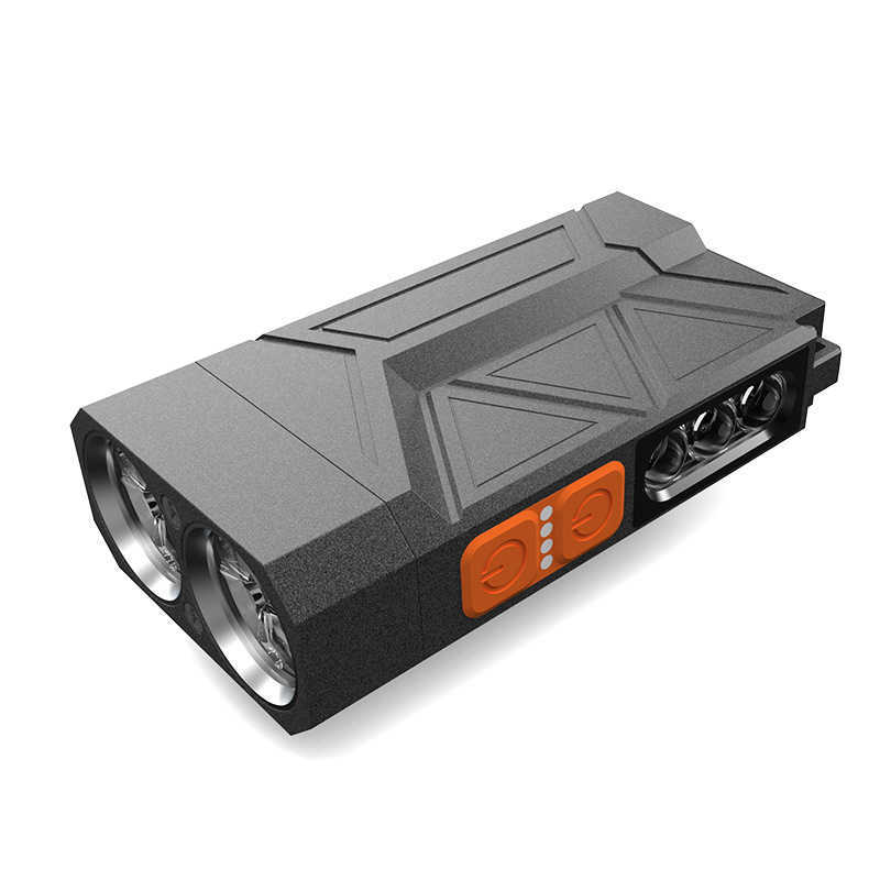 High Brightness Magnetic Work Light with Side Light Portable Rechargeable Emergency Strong Light EDC Tactical Flashlight W251025