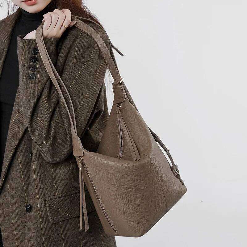 Jonlily Women Genuine Leather Shoulder Female Fashion Handbag Totes Casual Crossbody Bag Daybag Small Backpack Purse -Kg1756 251023 1025