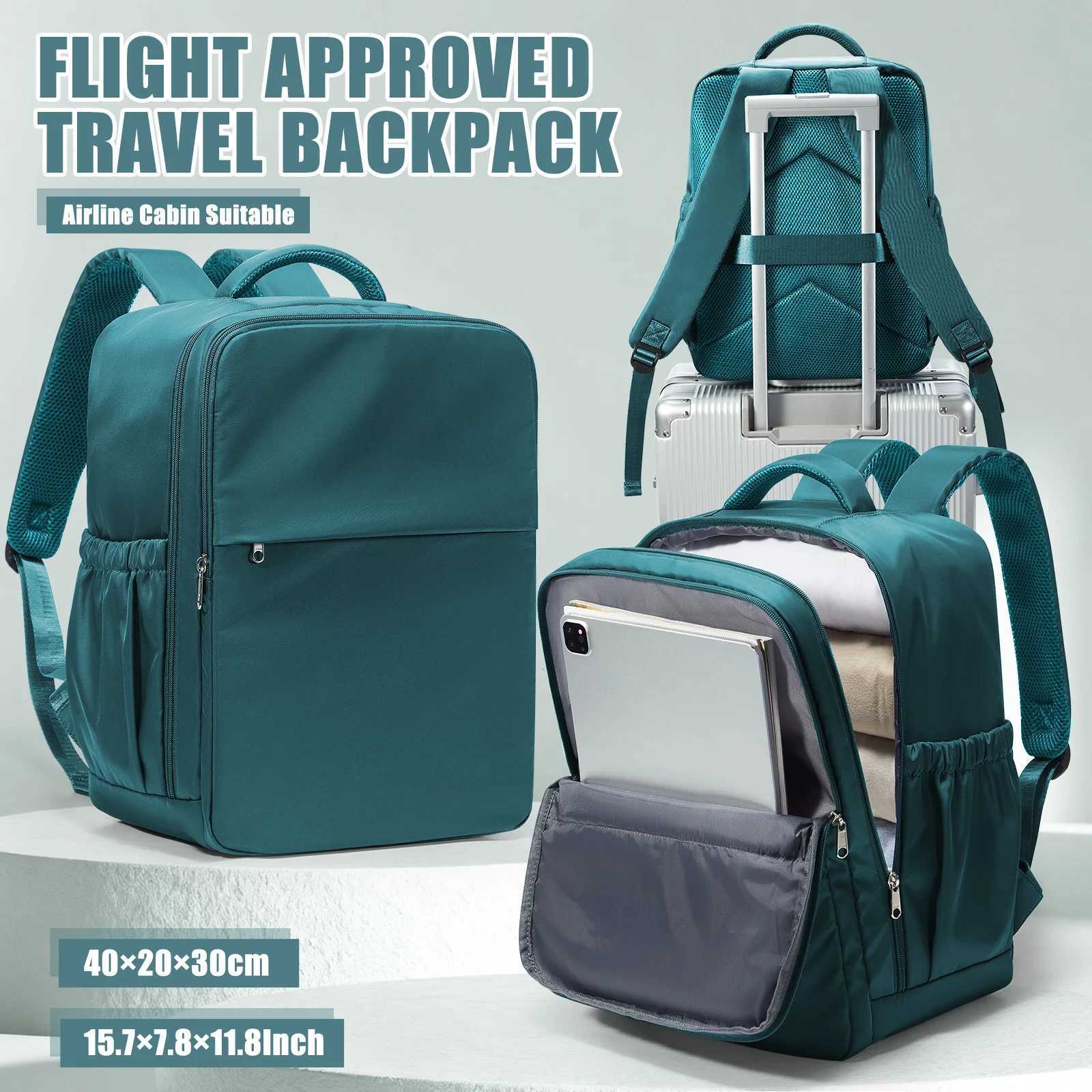 Ryanair 40x30x20 Backpack Water Resistant Bag Women Cabin Travel Backpack Laptop Bag Large Capacity Easyjet CarryOns Backpack W251025
