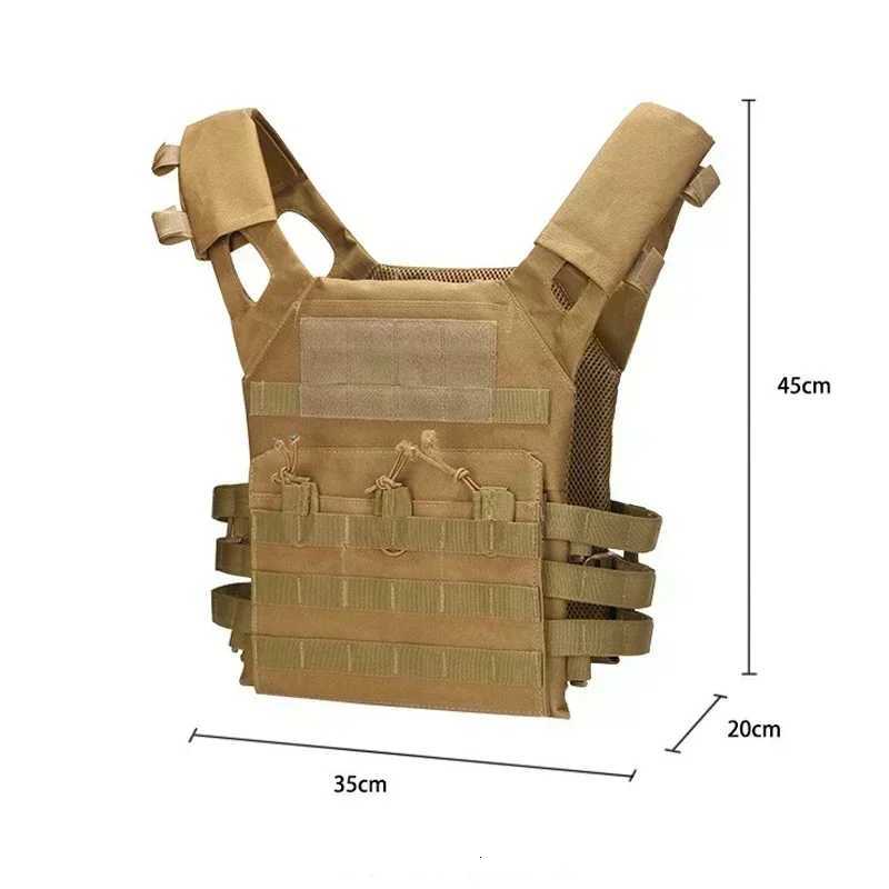 600D Body Armor Mol Hunting Tactical JPC Vest Lightweight Plate Carrier Vest Waterrepelnt Airsoft CS Game Equipment Y251022