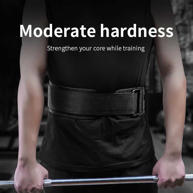 1Pc GOUNOD Gym Weightlifting Belt Adjustable Waist Back Support Squat Dumbbell Barbell Deadlifts Training Fitness Y251025