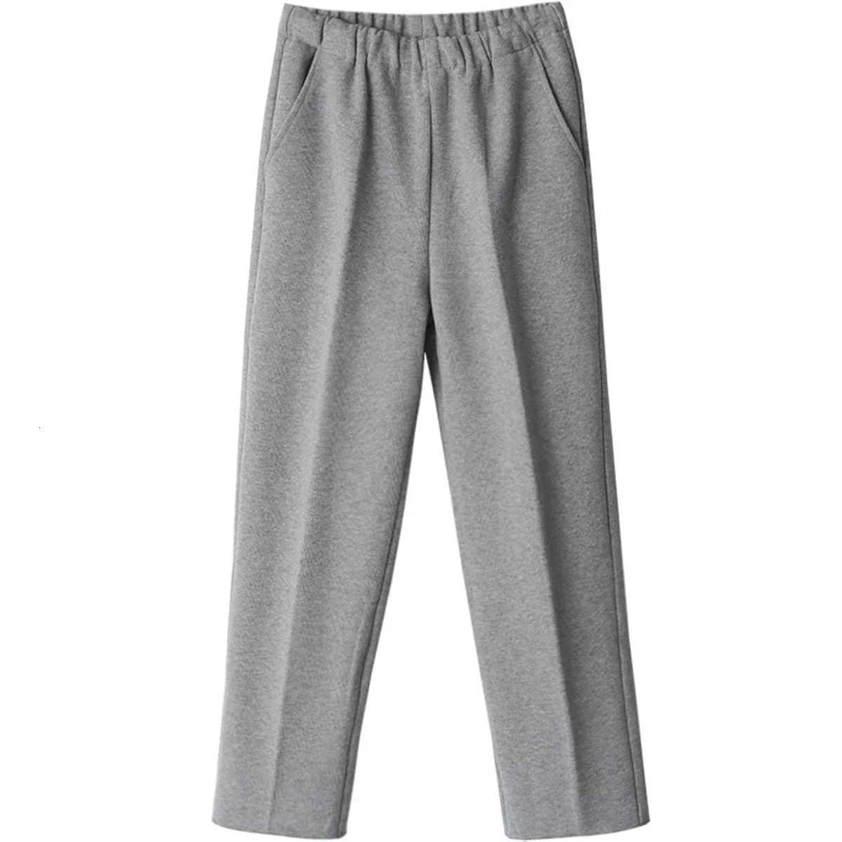 CHIC VEN Womens Knitted Fleece Pants Casual Tracksuit Harlan Thick Warm Casual Loose Sweatpants Female Trousers Autumn WinterT251025