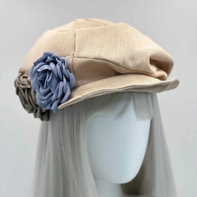 French Vintage Beret wer Splicing Hats Wan Popar Street C Retro Subcture Elegant Aesthetics Beret Y251025