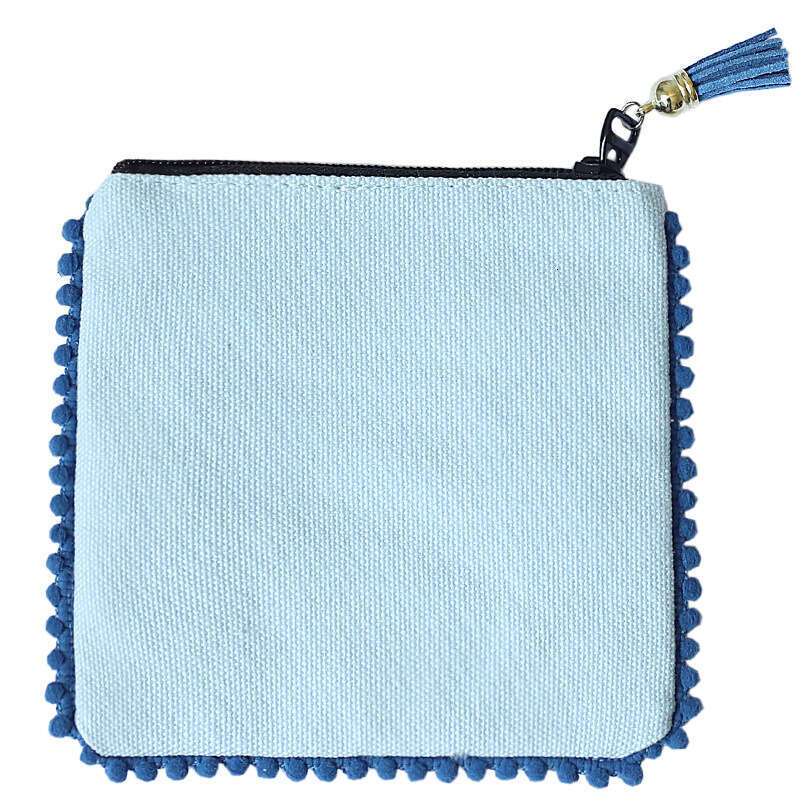 Minimalist Tassel Edge Solid Color Small Wallet for Women Cute Fresh Summer Coin Purse Mini 2025 New Model