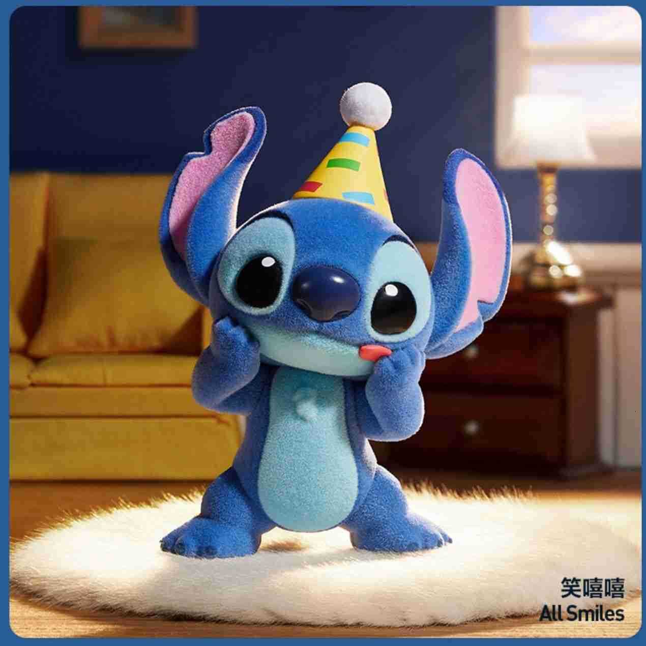 Disney POPMART Bubble Stitch Emotion Series Figurine Blind Box Decoration 3D H251025