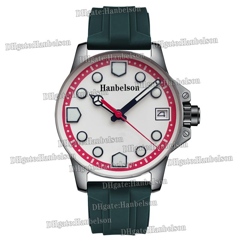 Men Watches Black bezel,white face, Blue Rubber Strap Women watches
