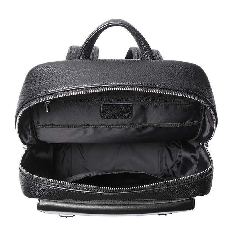 New Cowhide Schoolbag Large Capacity Trolley Bags Travel Backpack Retro Style Mens Bags Laptop Bags W251025