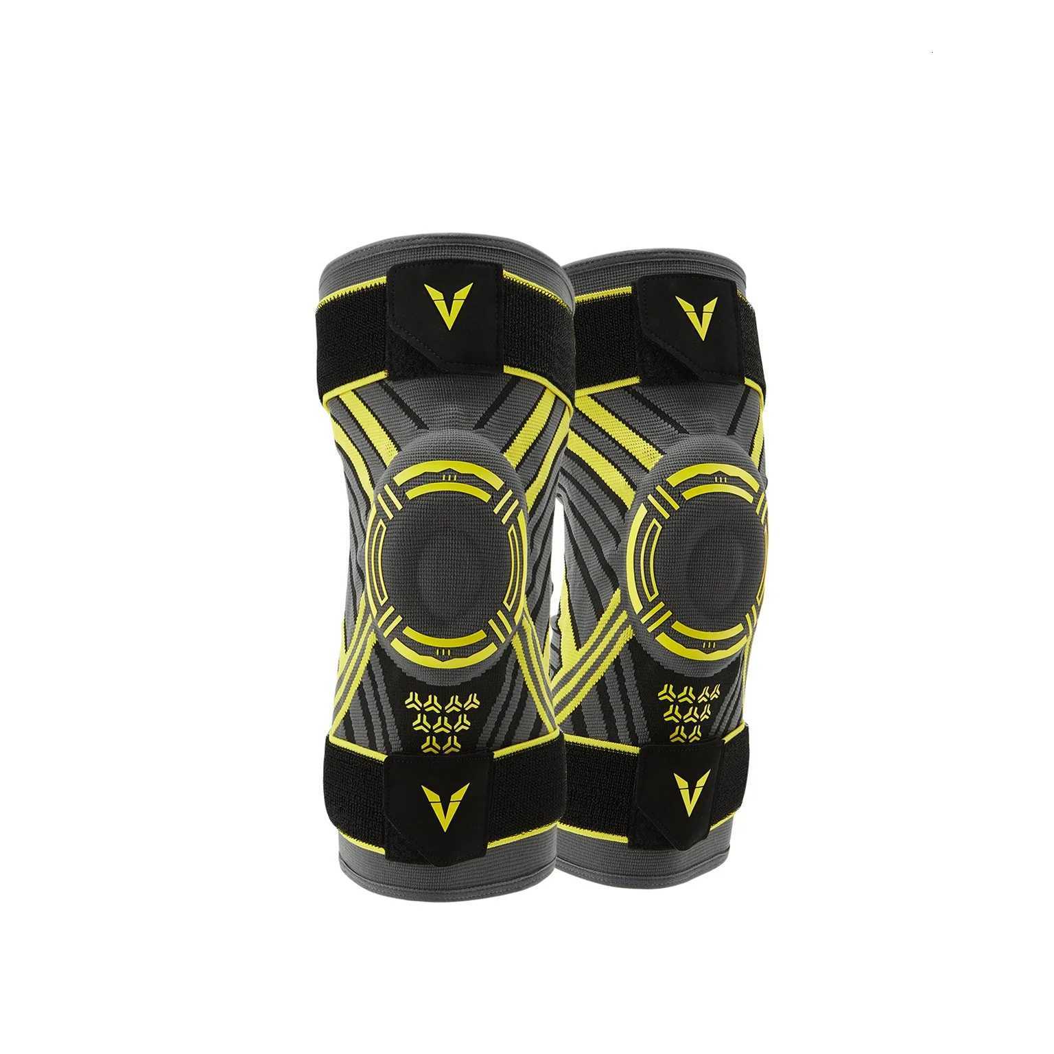 1PC Men Compression Crossfit Rodilleras with Side Stabilizers Silicone Gel Knee Support Patella Pad Y251024