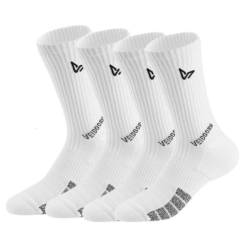 2 Pairs Seamless Sport Socks Combed Cotton High Resilience Long Tube Golf Socks Outdoor Sports Racing Cycling Socks Y251024