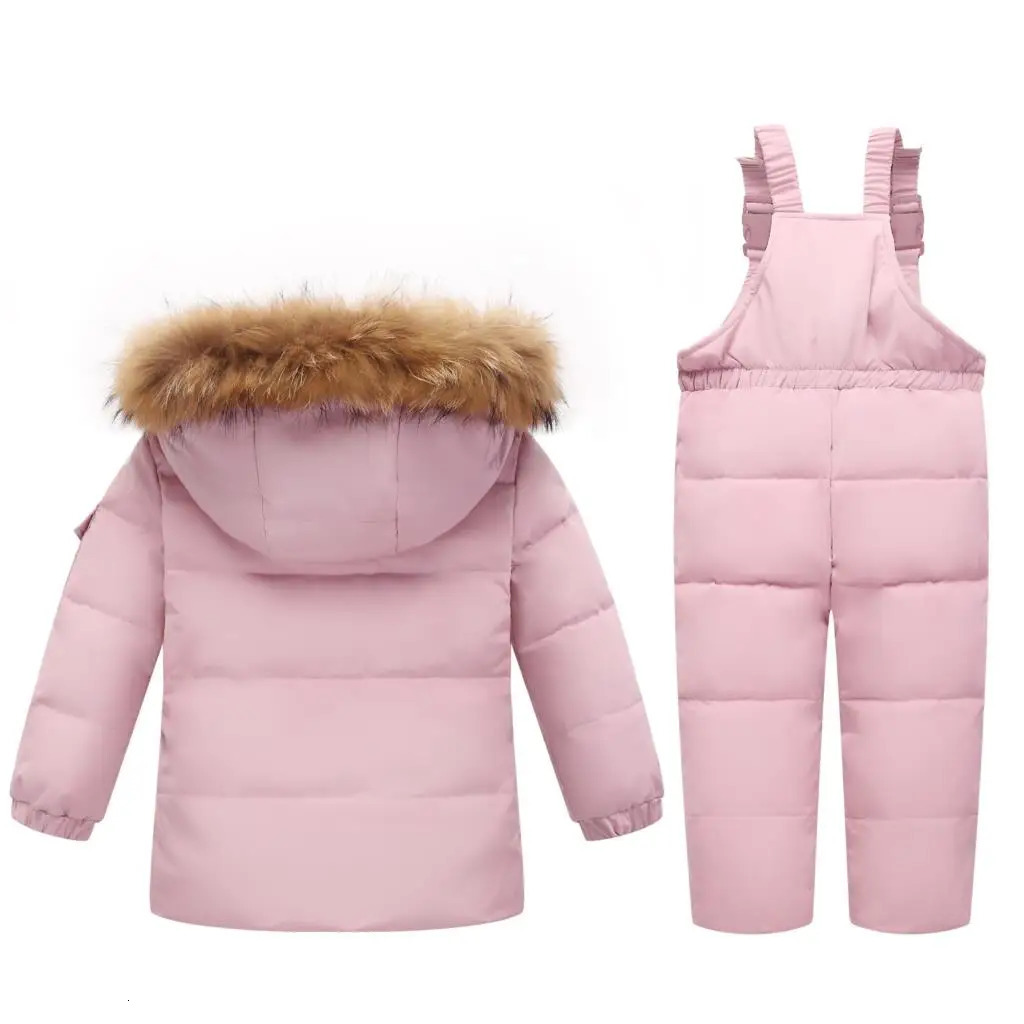 OLEKID 30 Degree Russia Winter children Boys Clothes set Down Jacket Coat Overalls For Girl 15 Years Kids Baby Girl Snowsuit 251023