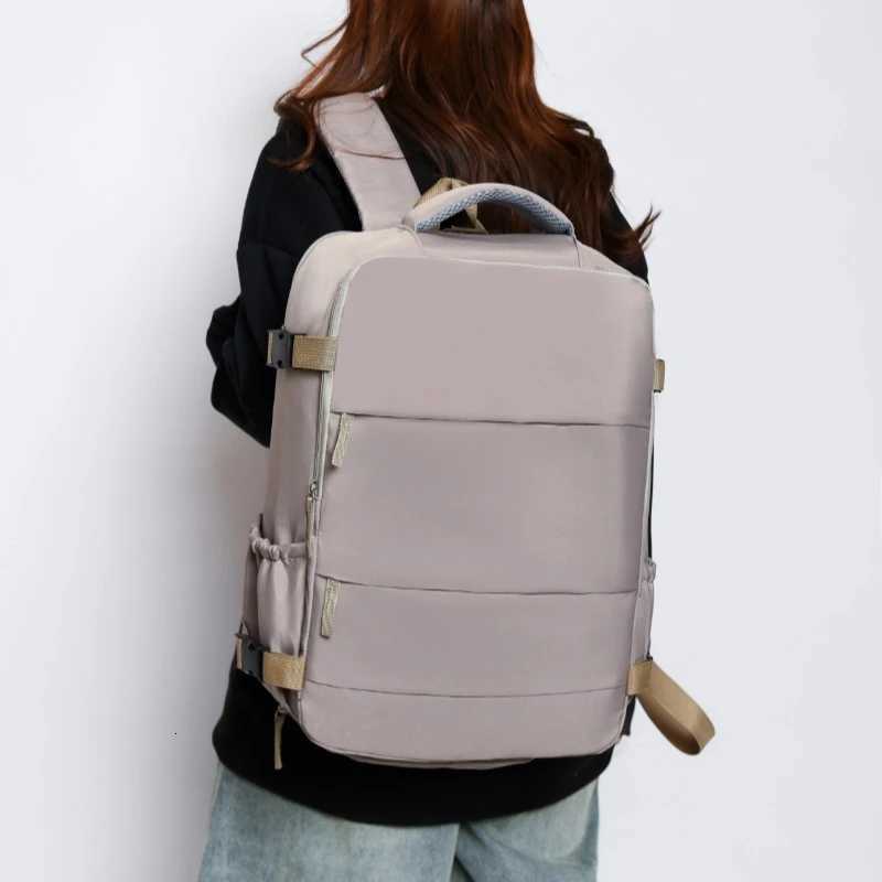 Couples Leisure Lightweight Backpack Travel Backpack Female New Backpack Student Schoolbag Large Capacity Travel Commuter Luggag W251025