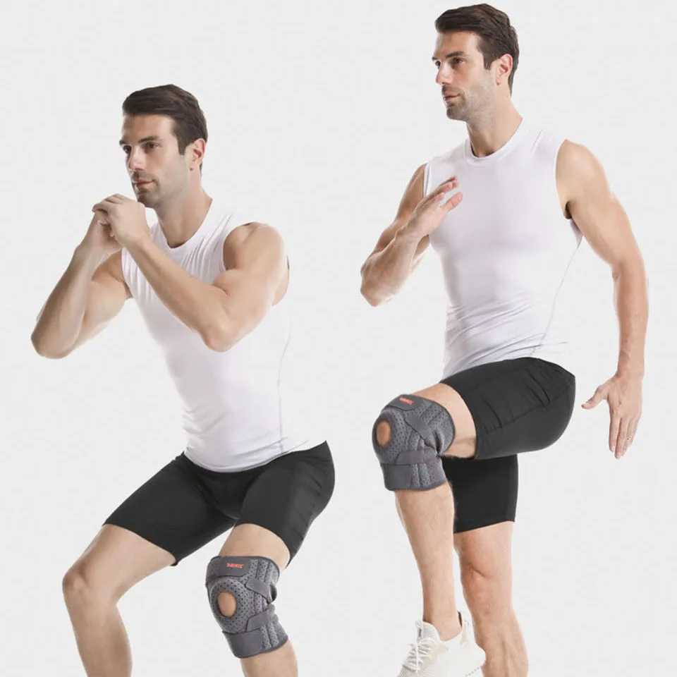 AOLIKES 1PCS NEW Knee Brace with Side Stabilizers Patella Gel PadsKnee Support for CyclingRunningClimbing Y251024