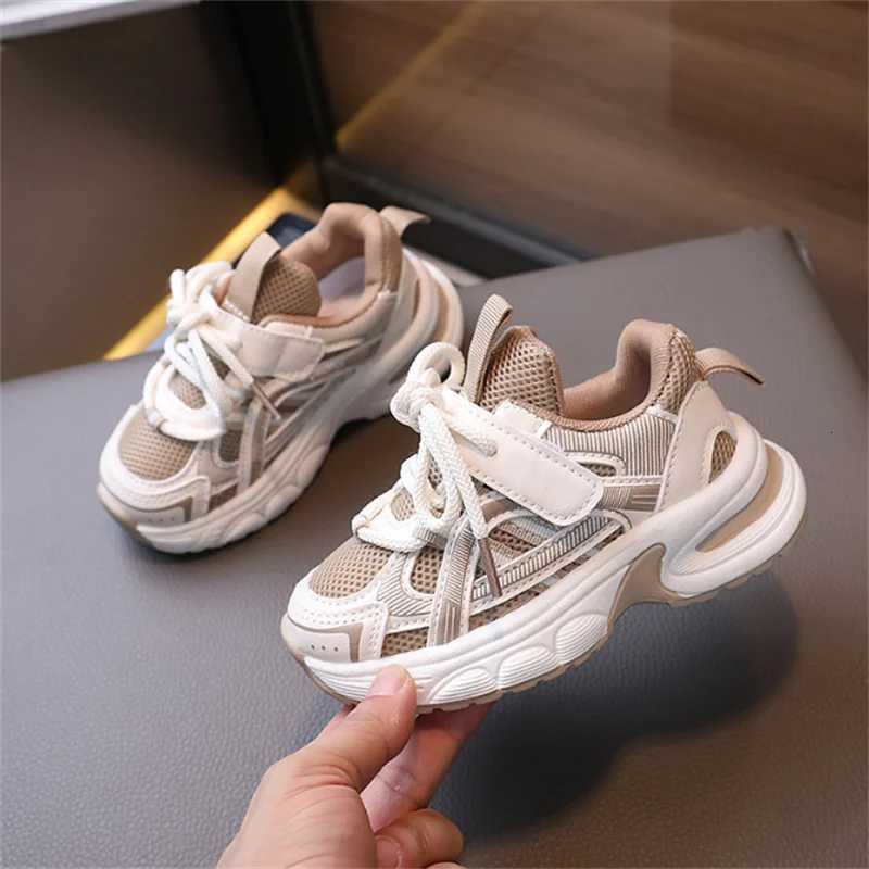 2024 New Autumn Children Shoes For Boys Mesh Breathable Kids Sport Shoes Nonslip Fashion Toddler Girls Sneakers EU 2130T251025
