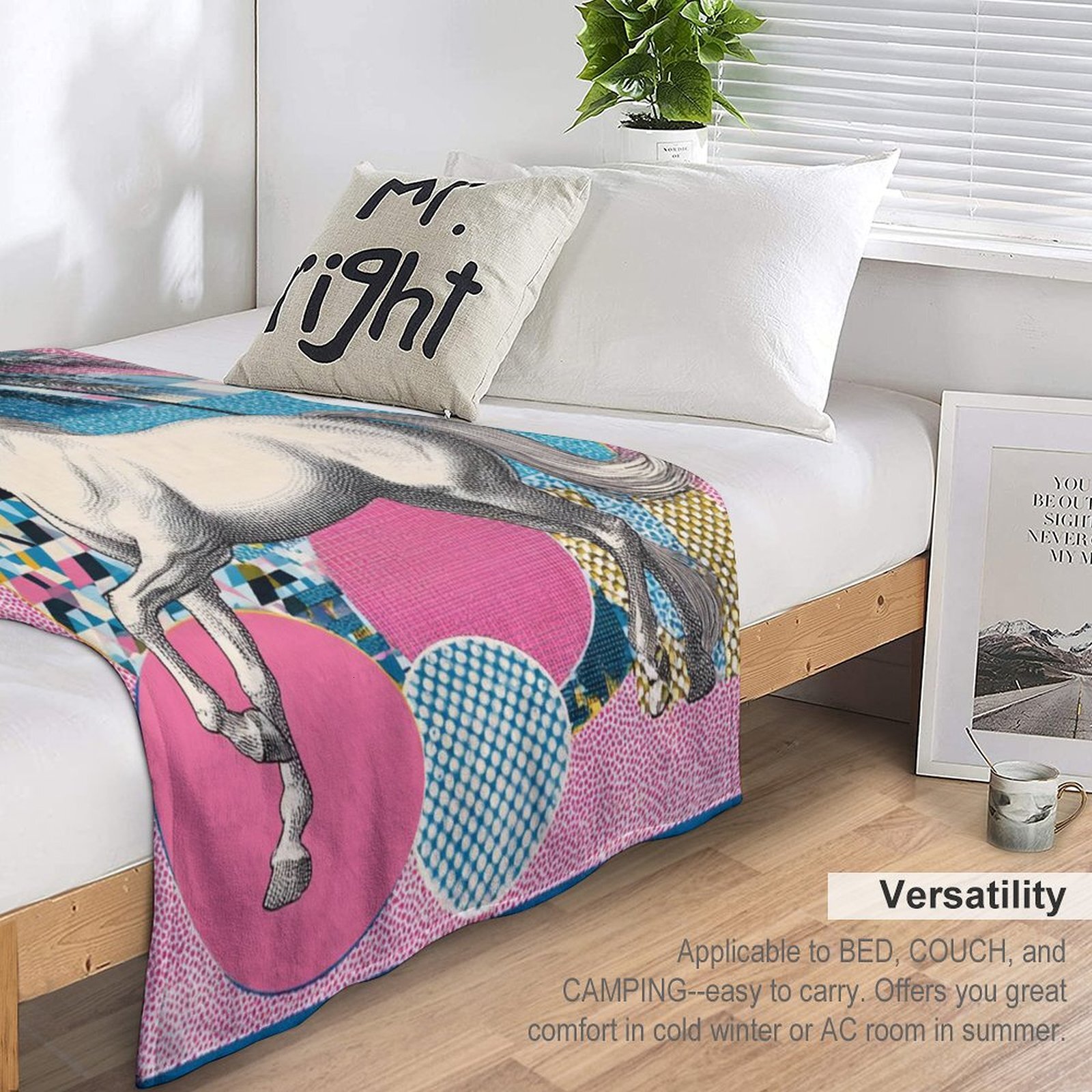 H Designer Horse blanket blanket throw cashmere vibration blanket copert Home Travel Throw Summer Air Conditioner Beach home bedding blankets throws H