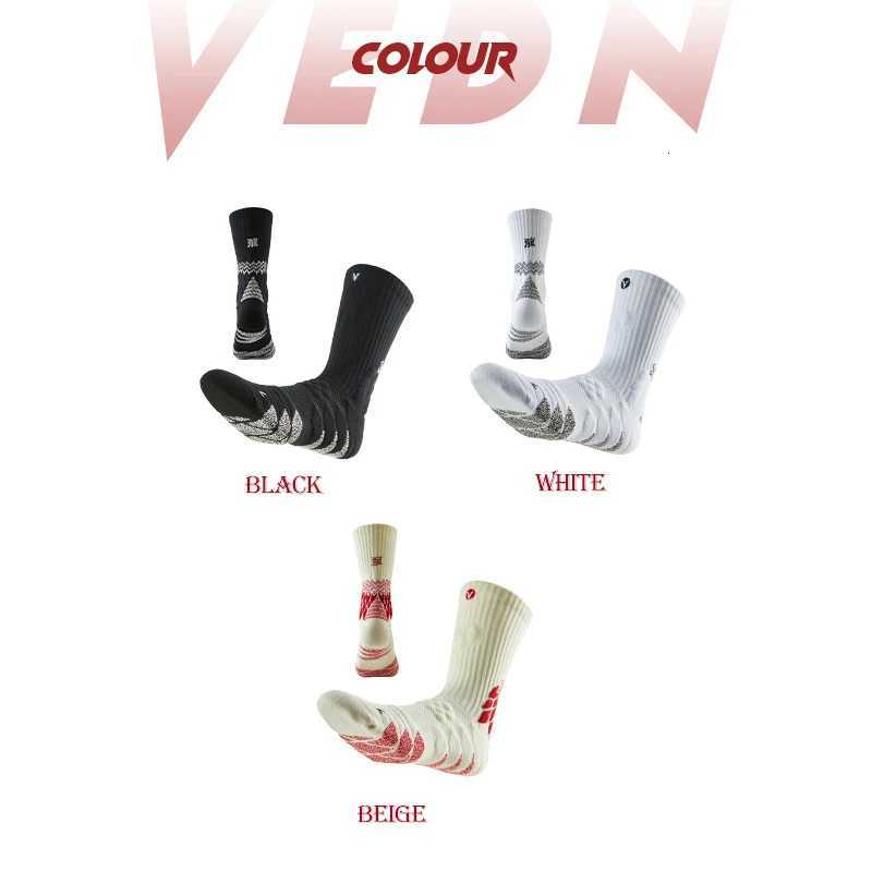 Best Elite Basketball Socks for Men Non Slip Arch Compression Breathable White Sport Socks for Cycling Football Y251024