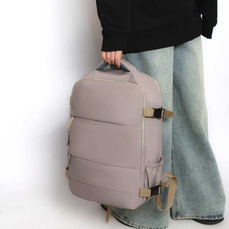 Couples Leisure Lightweight Backpack Travel Backpack Female New Backpack Student Schoolbag Large Capacity Travel Commuter Luggag W251025