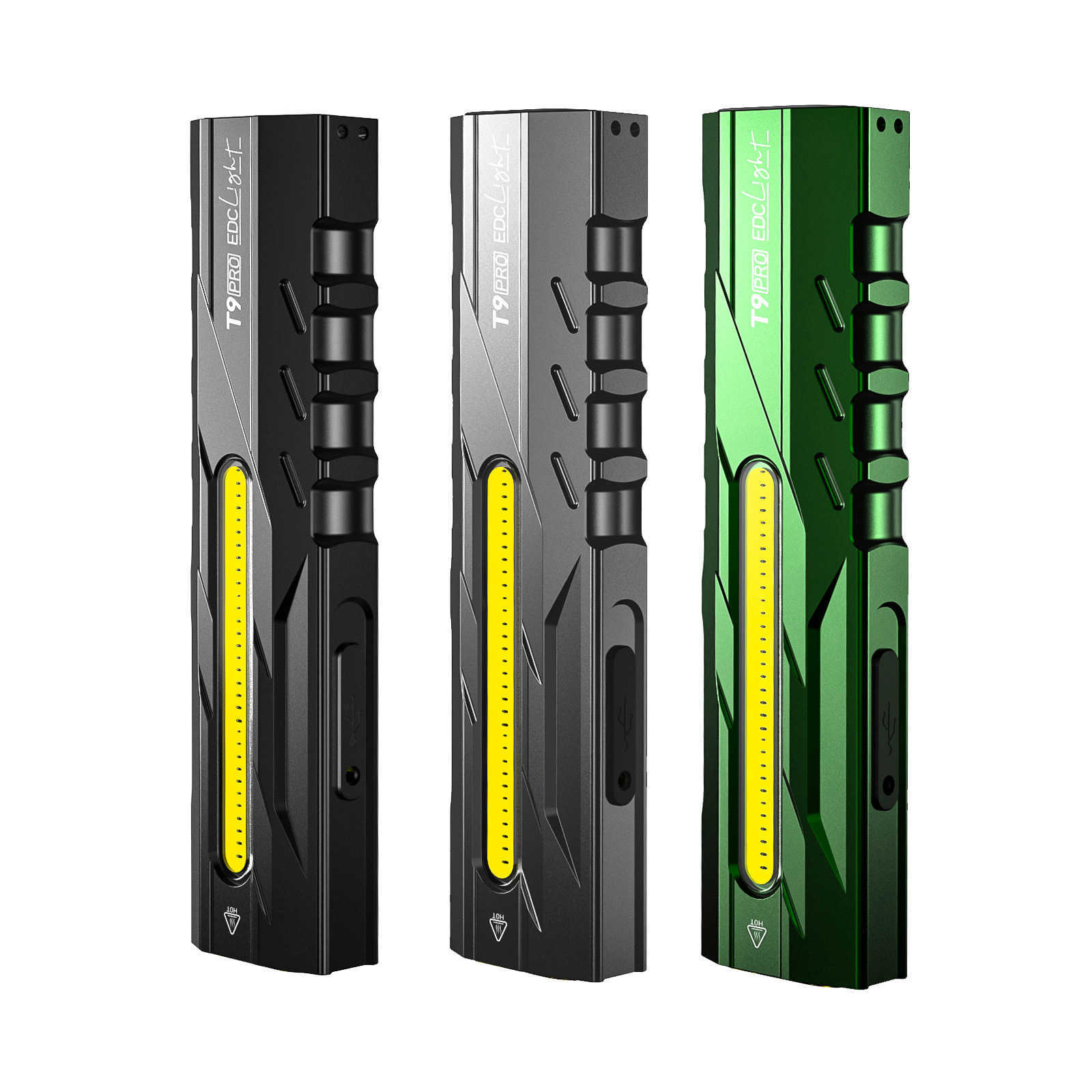 Warsun T9pro High Brightness Flashlight EDC Blade Portable Flashlight Aluminum Alloy Red Laser UV Light W251025