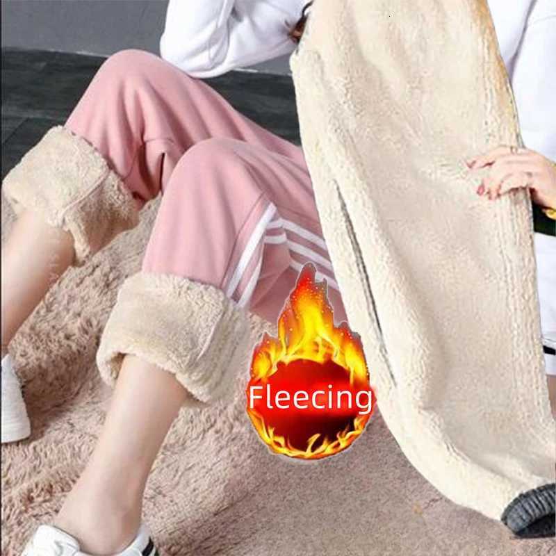 2024 New Women Clothing Warm Winter Thicken Trousers Casual Sport Fleece Legging Fashion Thick PantsT251025