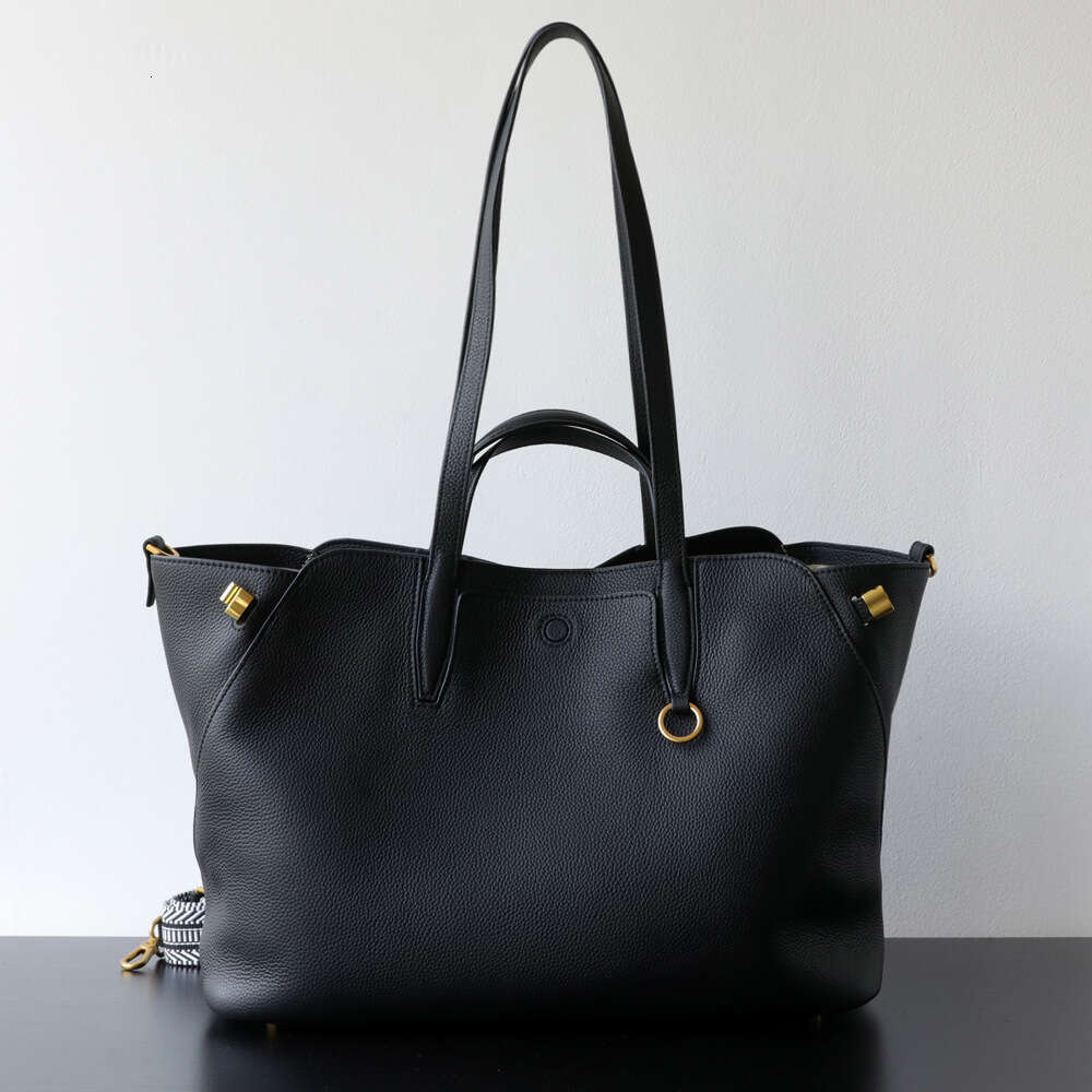 Niche Light Luxury Fashion Versatile Capacity Tote For Women Commuting Casual Shoulder Handbag Top Layer Cowhide Large Bag High Quality High Quality
