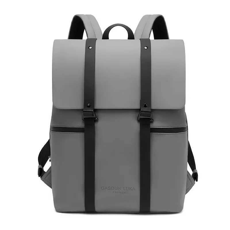 PU Mens Backpack Large Capacity Student Schoolbag Womens Leisure Travel Bag Laptop Backpack FAshion Business Package W251025