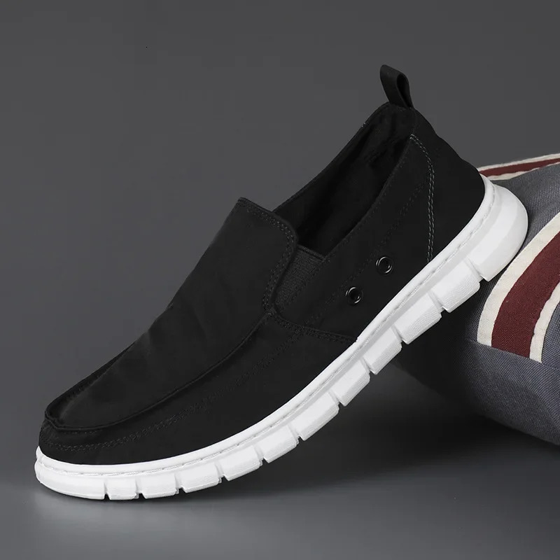 Men Canvas Shoes Comfy Allmatch Sneakers Men Autumn Breathable Casual Walking Shoes Outdoor Sports Loafers Vulcanized Shoes 251023