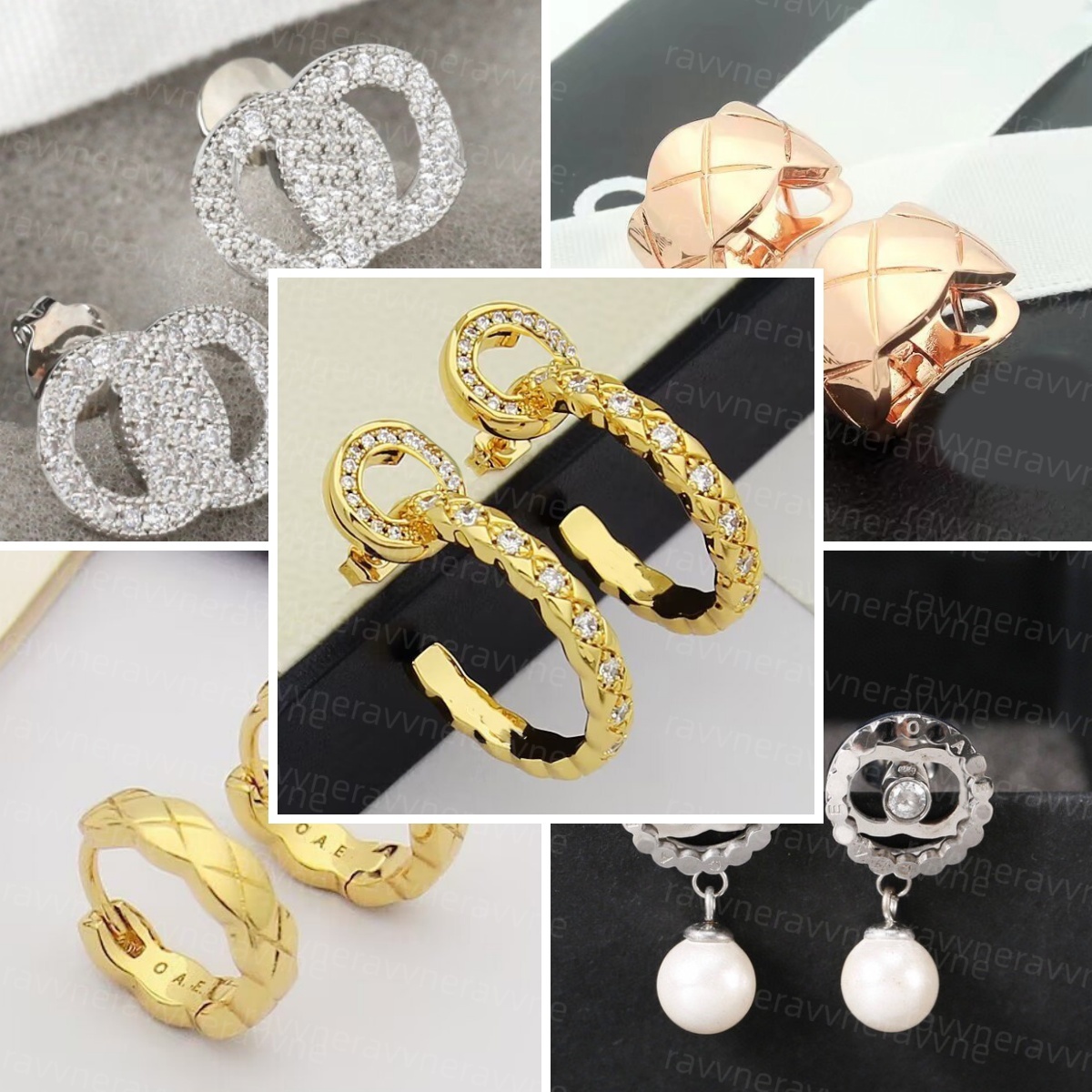 designer earrings for woman moissanite luxury gold earrings jewelry Statement Designer Moissanite Earrings Plated Dangle Earrings Wedding Party Jewelry