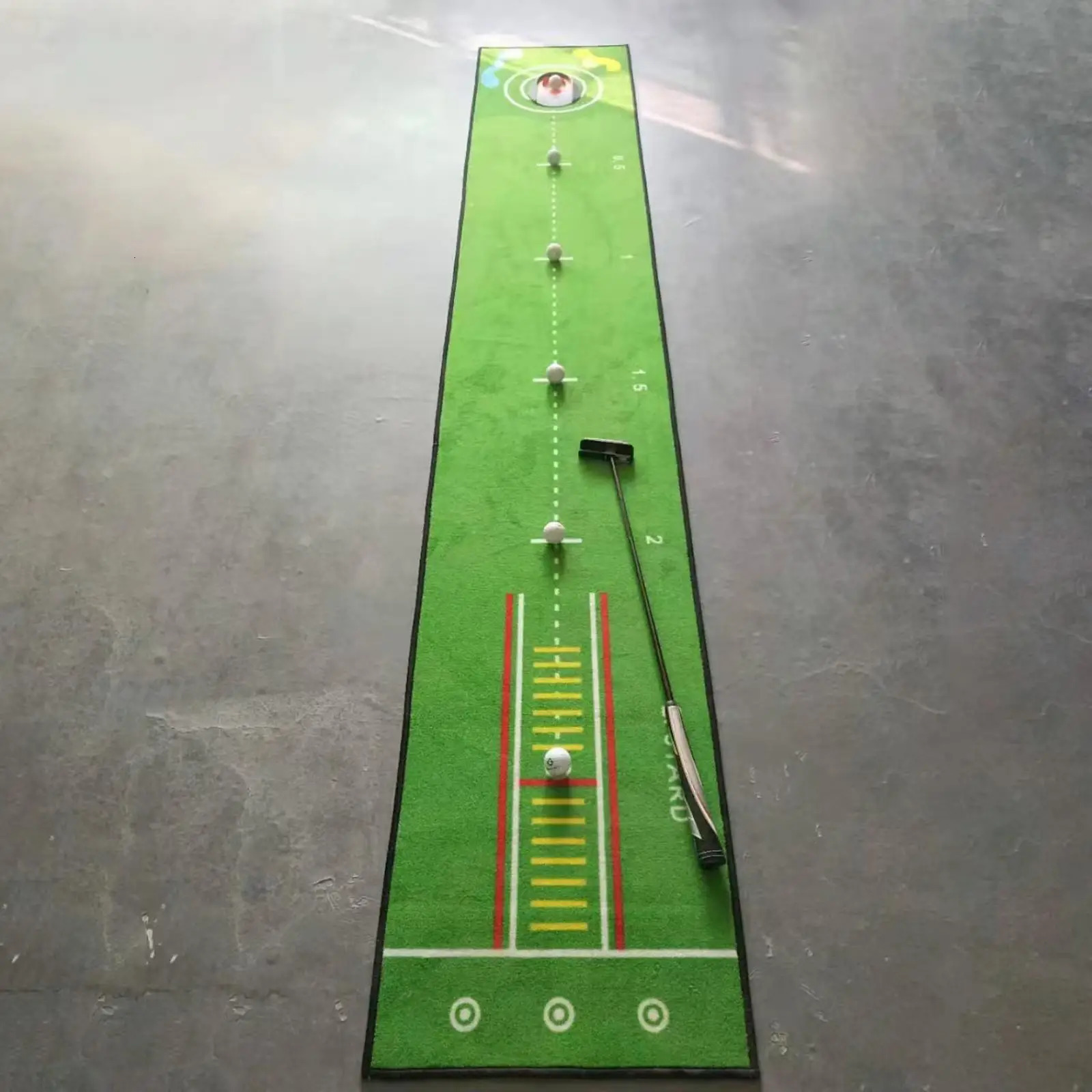 Golf Putting Mat Foldable Golf Training Putting Practice Detection Lightweight Golf Accessories for Golfer Park Home Office 251024