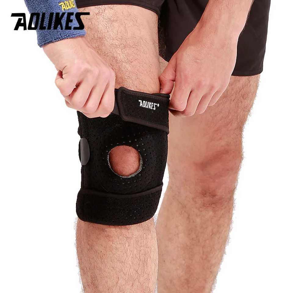 AOLIKES 1PC Knee Brace With Side Stabilizers Patella Gel Pads for Knee Pain Support for Knee Pad for RunningWorkoutArthritis Y251024