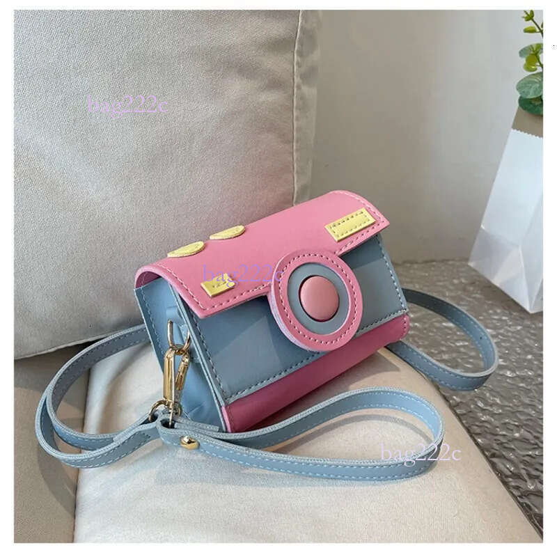 Camera Unique Design PU Shoulder And Crossbody Personality Color Matching Compact Hand Bags For Women Fashion New H6.25#26