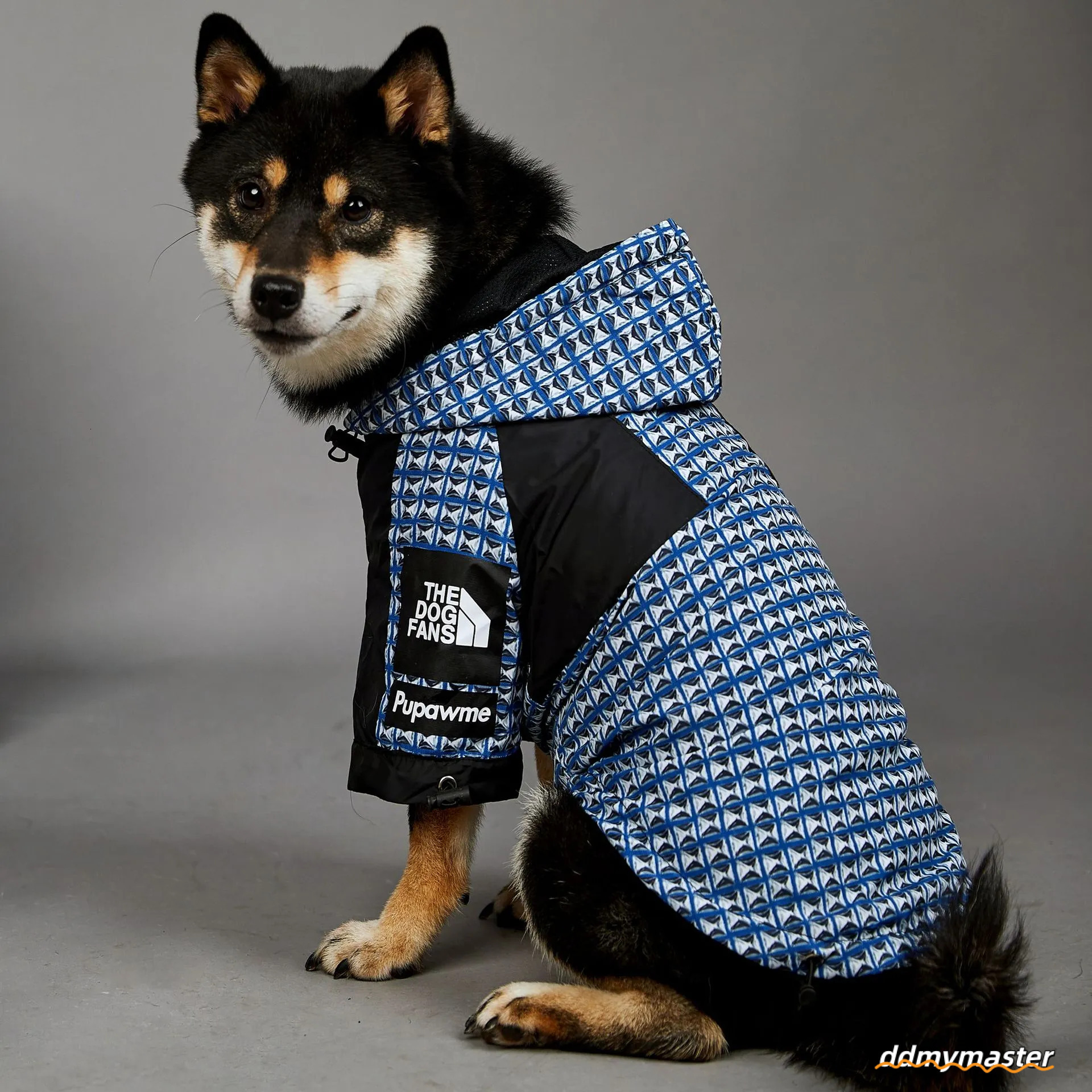 Coat Waterproof Dog Warm Autumn Winter Jacket Windproof Puppy Coats With Adjustable Hood, Leash Hole, Pet Outdoor Clothes For Small Medium Large Dogs 