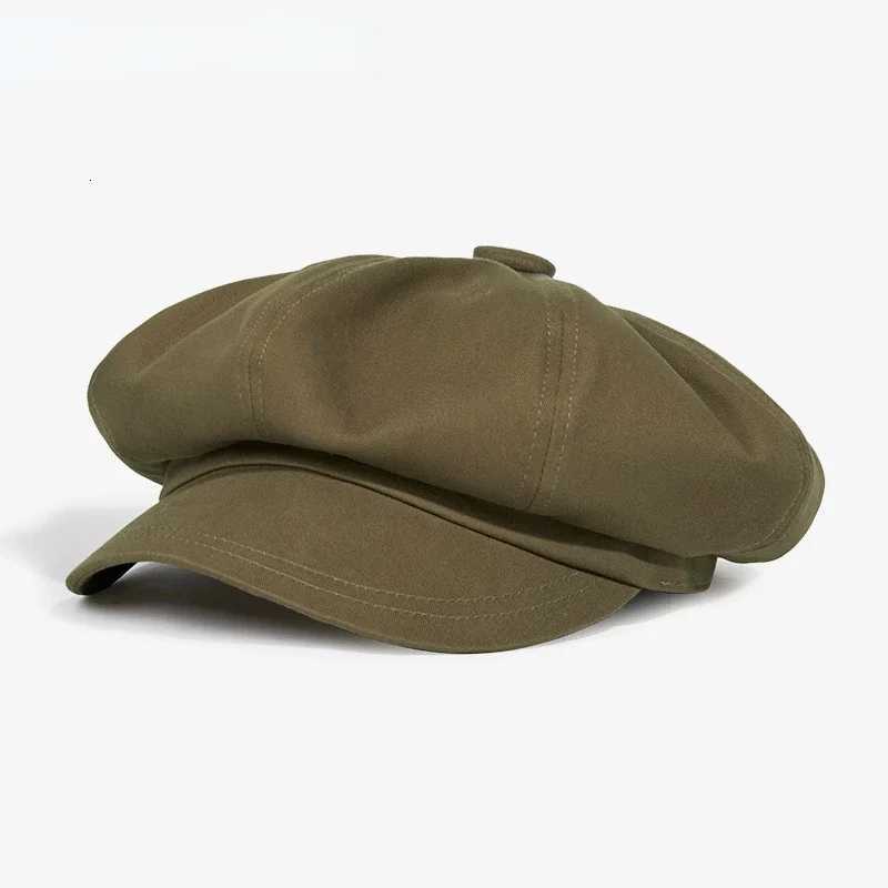 Fashion Beret M Fem Spring Summer Versatile Classic Casquette Painter Stylish Retro Octagonal Hat Men Wen Sunc Teen Y251025