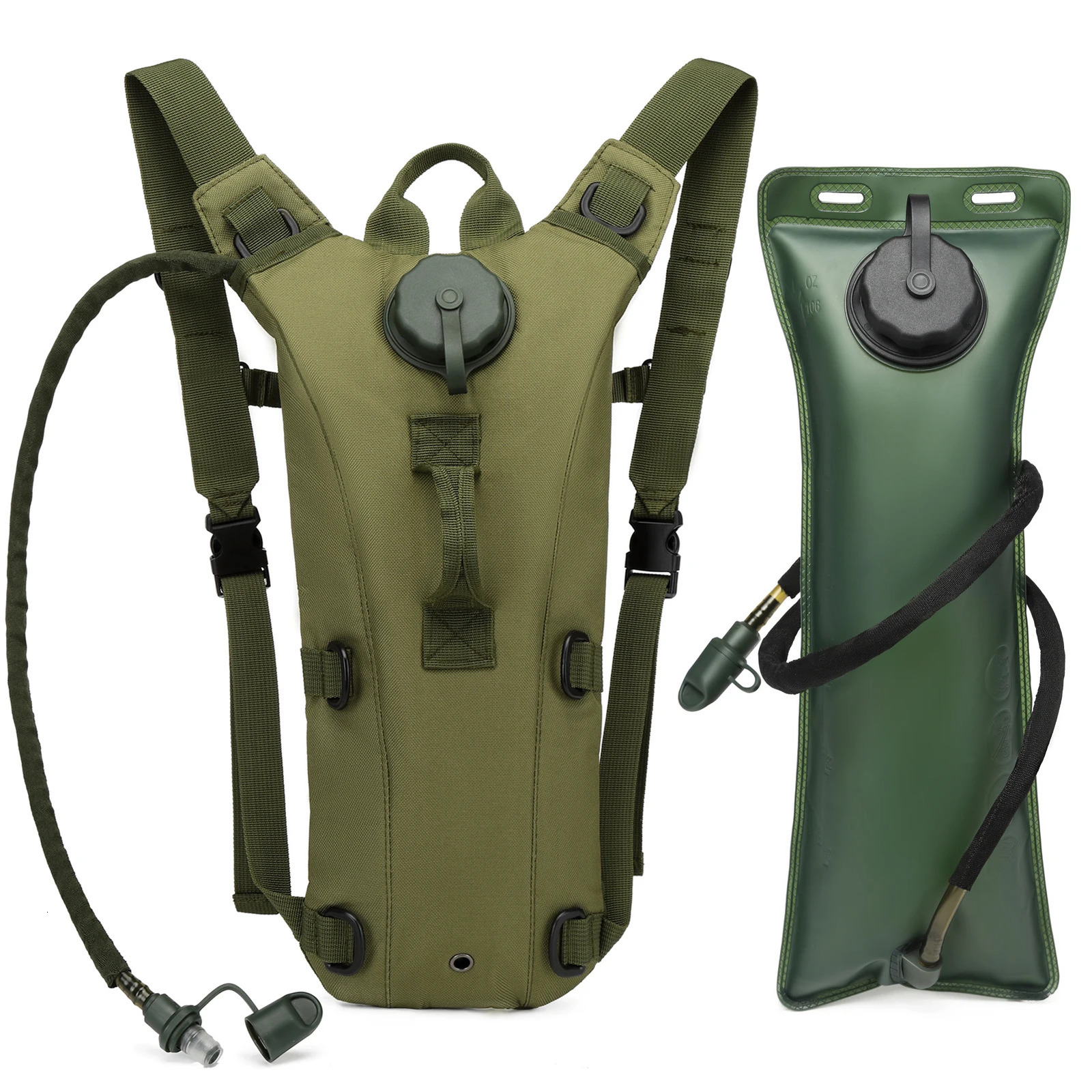 Tactical Water Hydration Pack Military Class Camel Backpack with 3L Leakproof Water Bladder for Running Jogging Cycling 251021