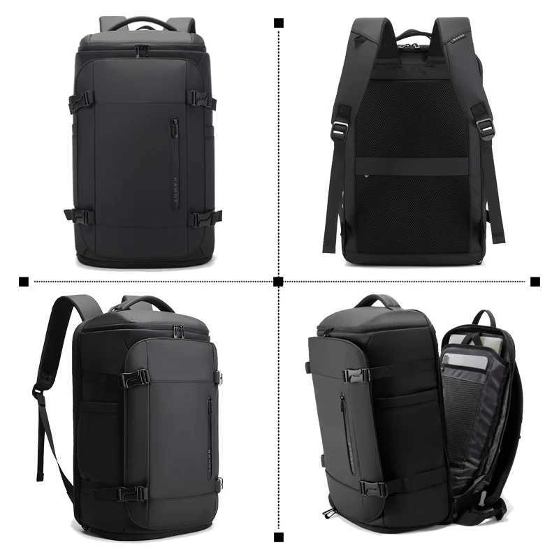 BANGE Carry On Backpack Cabin Bag Travel Backpack for Men Shoes Handle Luggage Leisure Laptop Backpack mochila para viaje cabina W251025