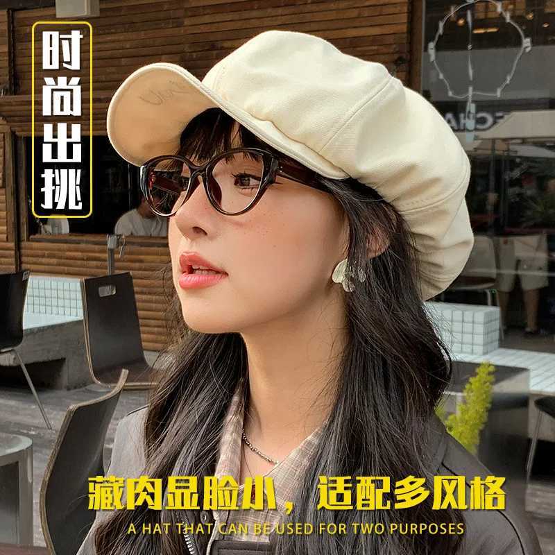 Embroide Cloud Octagonal Hat For Girls Cute And Age ucing Baby Hat Autumn New Versatile Beret Boina Hat Cute 4m892 Y251025