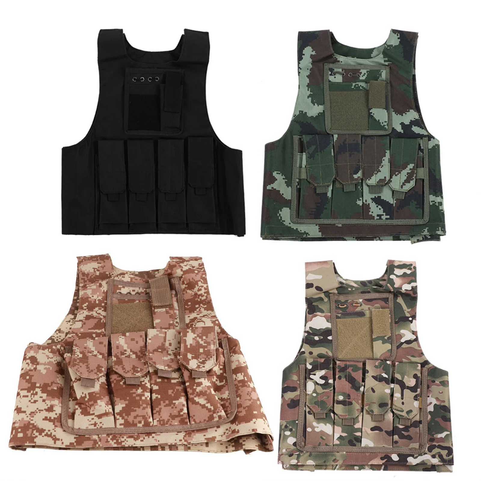 Children Kids Army Military Equipment Game Camouflage Uniform Vest Kids Army Vest Kids Camouflage Vest Kids Military Vest Y251022
