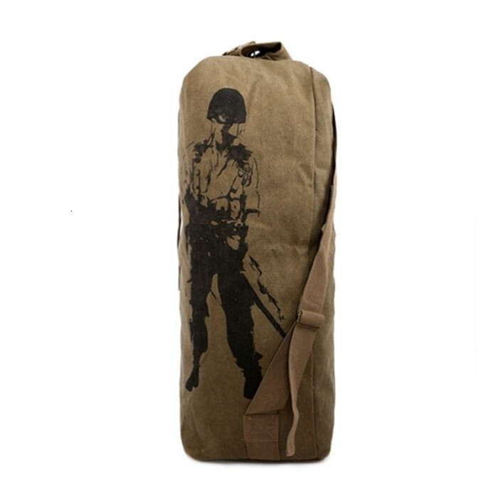 New Outdoor Hiking Bag Canvas Travel Bag Designer Backpack Large Capacity Sports Bike Men's and Women's Bucket Bag