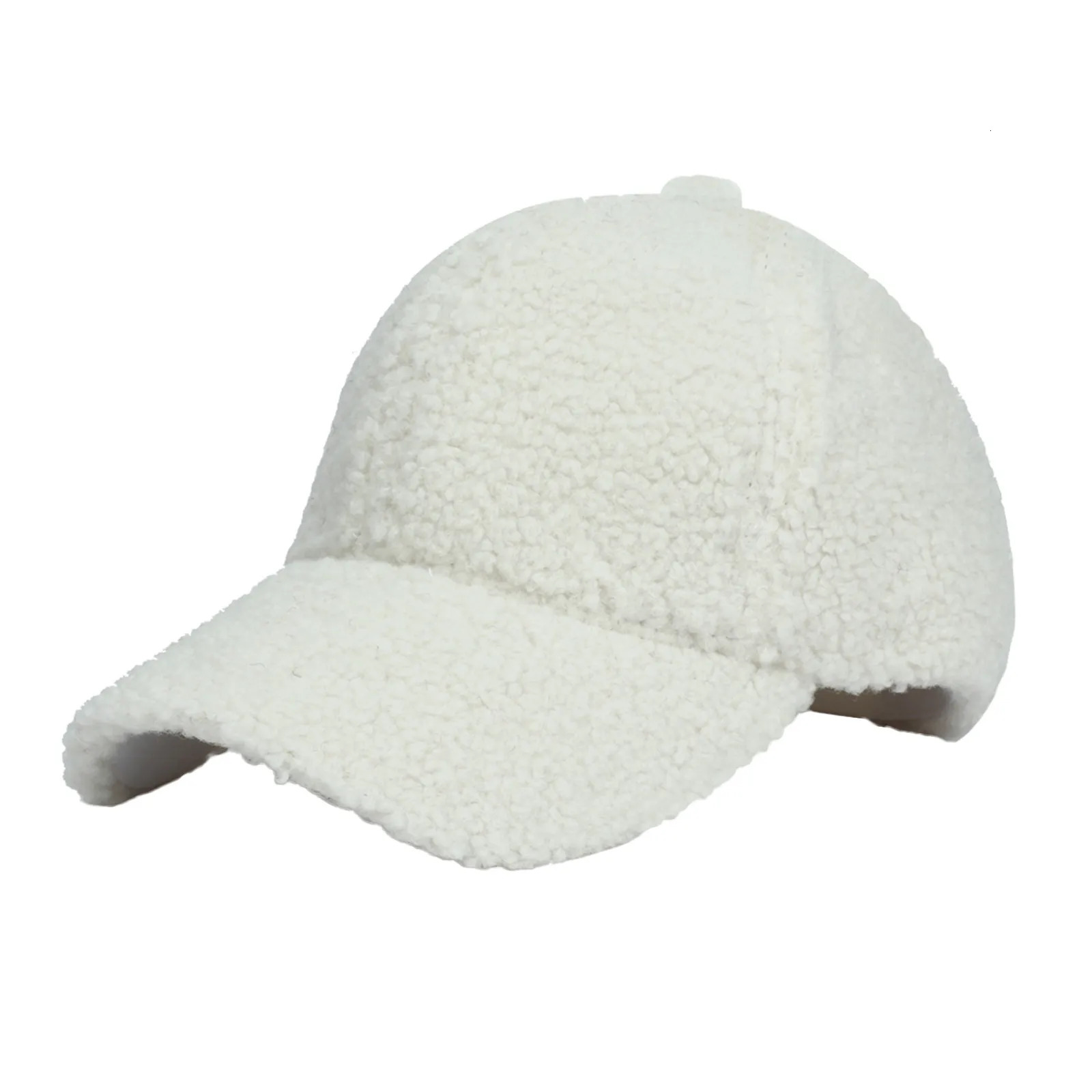 Faux Lamb Wool Baseball Cap For Men Women Teddy Fleece Sports Hats Warm Winter Outdoor Travel Gift Features Running Caps 251023