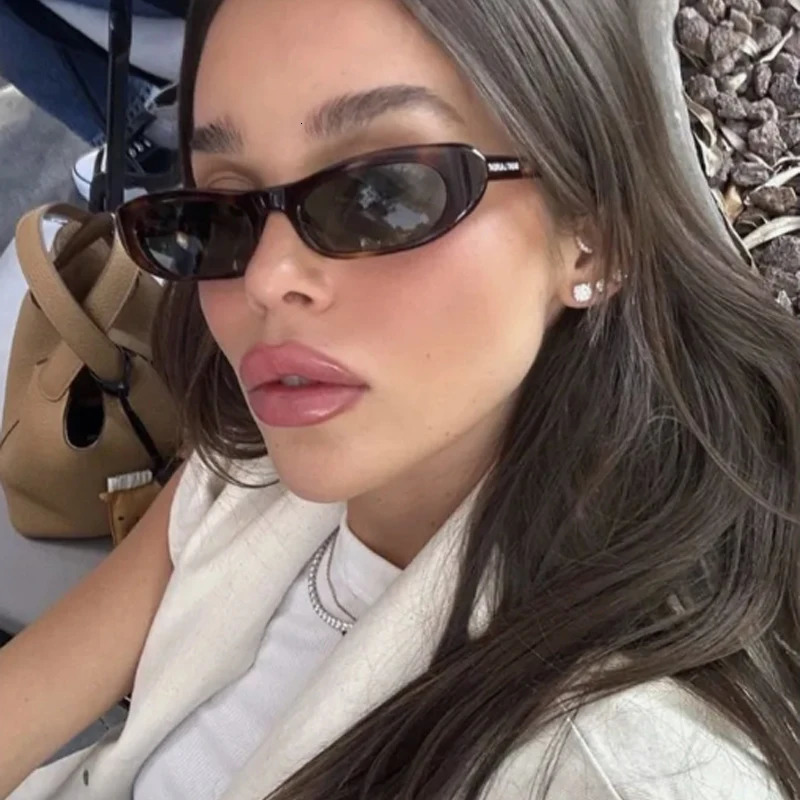 4pcs Small Frame Oval Irregular Sunglasses Women Multi Color Frame Sunglasses Punk Hip Hop Shades UV400 251023
