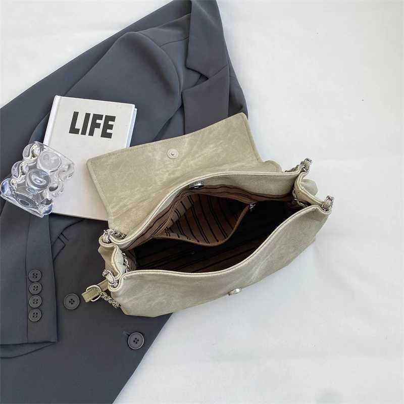 LEFTSIDE Retro Chain Leather Shoulder Bags for Women Simple Tote Bag 2025 Winter Crossbody Bag Lady Travel Vintage Handbags Z251024
