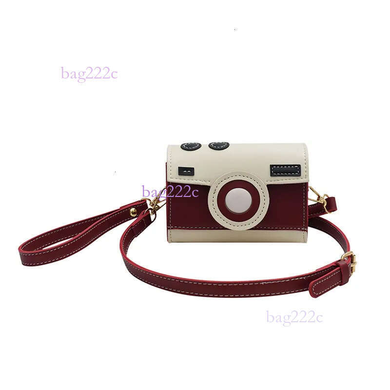 Camera Unique Design PU Shoulder And Crossbody Personality Color Matching Compact Hand Bags For Women Fashion New H6.25#26