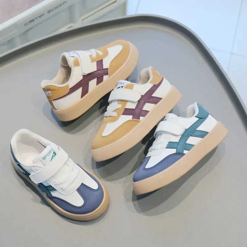 Spring Autumn Children Fashion Soft Sole Low Top Sneakers Boys Casual Board Girls German Training Shoes C260130