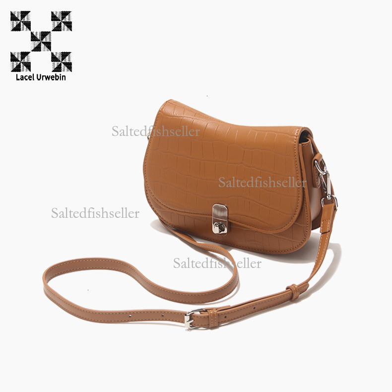 Lacel Urwebin Designer New Women's Single Shoulder Underarm Bag Luxury Fashion Versatile High End Crossbody Bag Metal Buckle Flip Commuter Busine