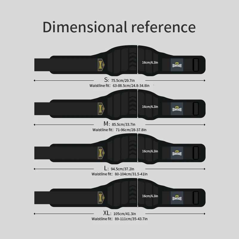 GOUNOD Weight Lifting Belt Back Support Workout Belt Gym Squats Deadlifts Powerlifting Cross Training For Men Women Y251025