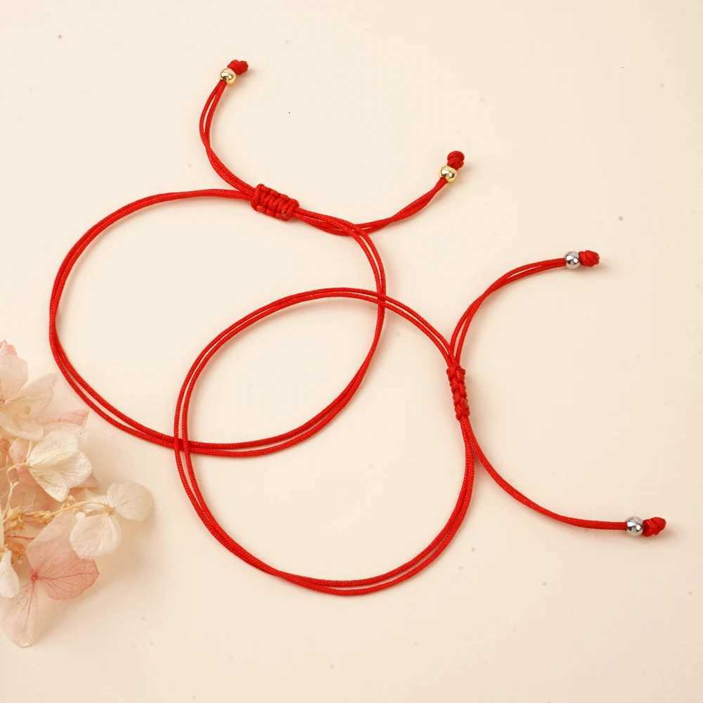 Go2boho Red Rope Bracelets Handmade Healing Luck Chain Boho Minimalist Tren Mtilayer Jewelry For Wen Men Festival GiftW251025